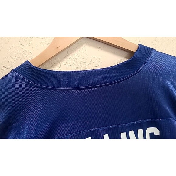 NFL New York Giants #5 Kerry Collins 2002 Reebok Men's XL Blue Jersey Vintage - Picture 8 of 9